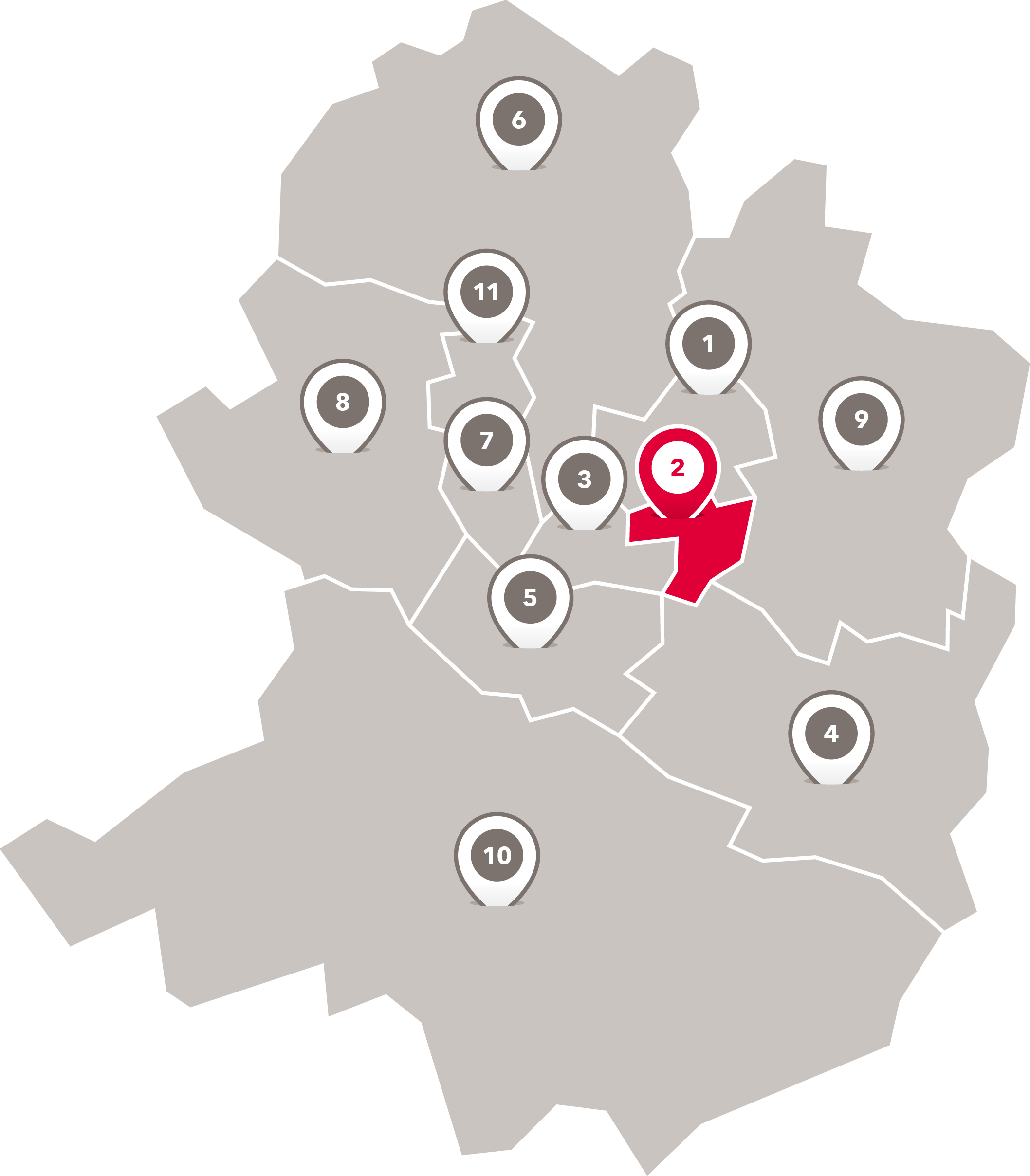 Wahlbezirke der Freien Scholle