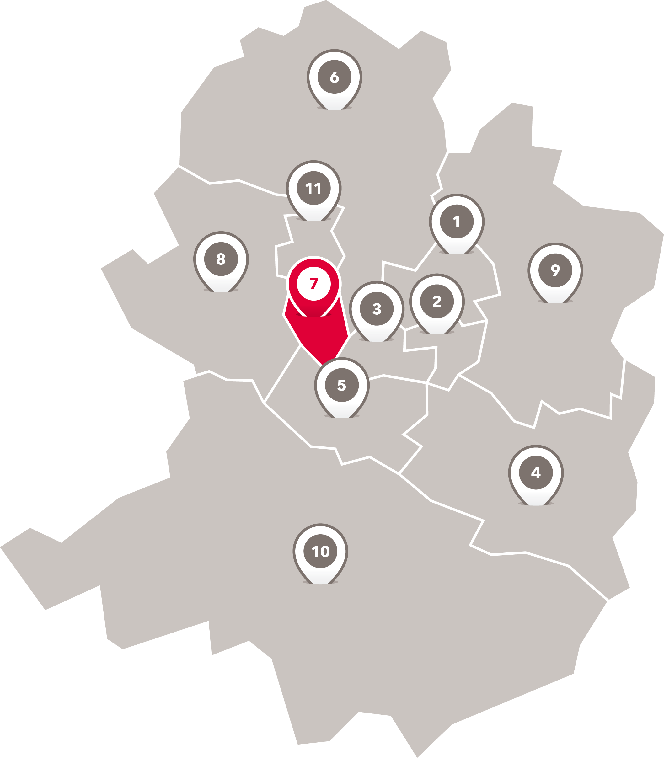 Wahlbezirke der Freien Scholle